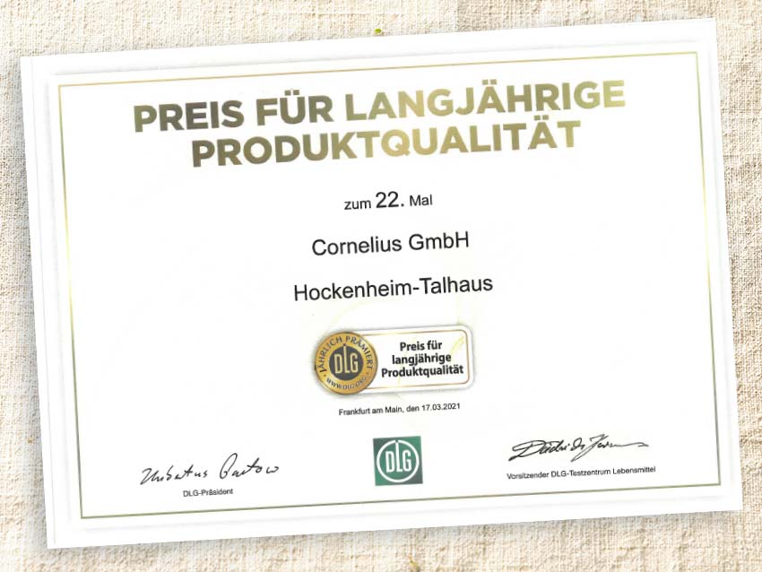 DLG-Prämierung 2021