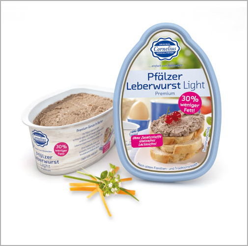 Pfälzer Leberwurst Light im Servierbecher