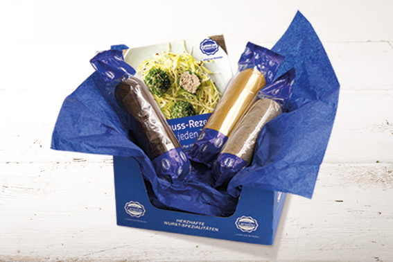 Cornelius Probierpaket mit Pfälzer Leberwurst, Pfälzer Bauernblutwurst und Delikatessleberwurst