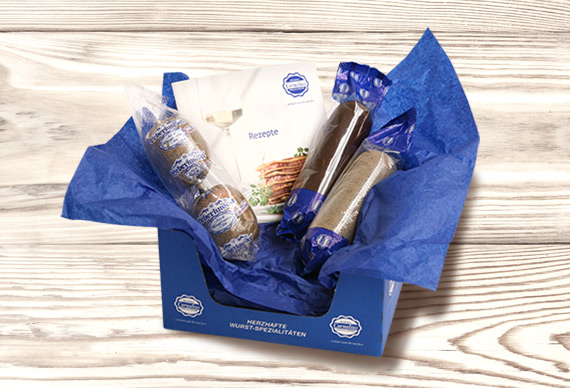 Cornelius Probierpaket mit Pfälzer Leberwurst, Pfälzer Leberknödel und Pfälzer Bauernblutwurst