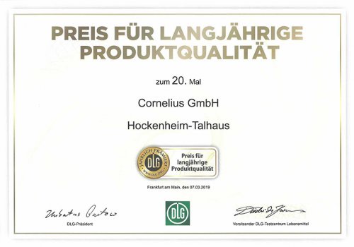DLG Prämierung 2019